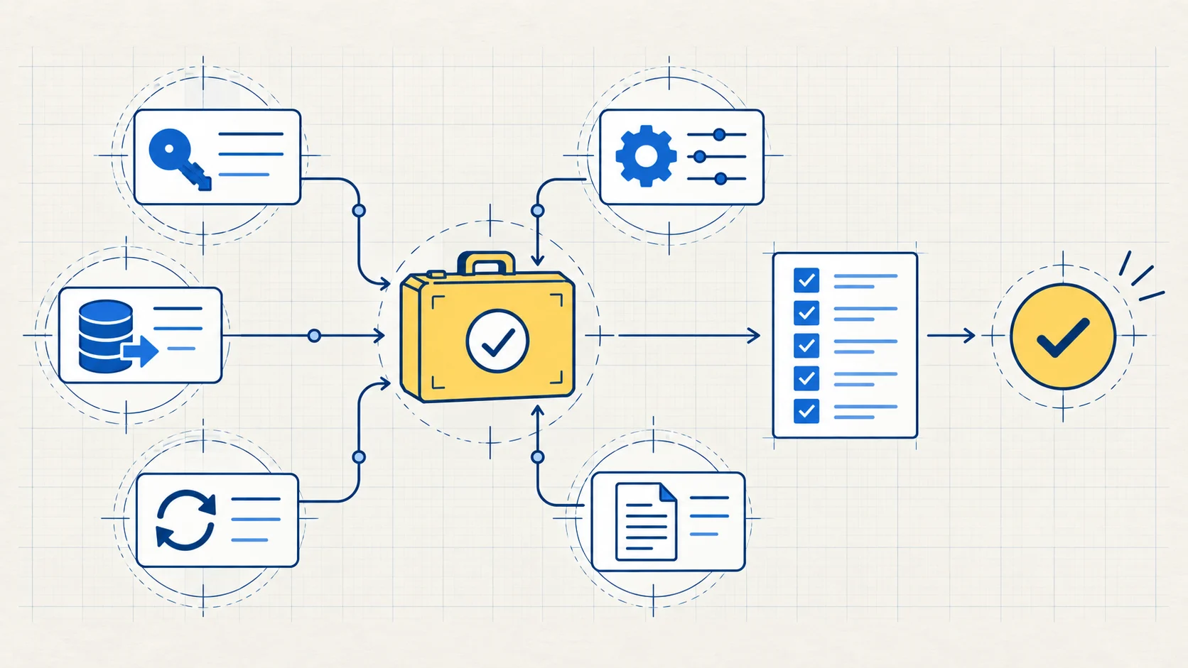 Access, export, editing, recovery and documentation checks converge on a portable marketing-system handover case.